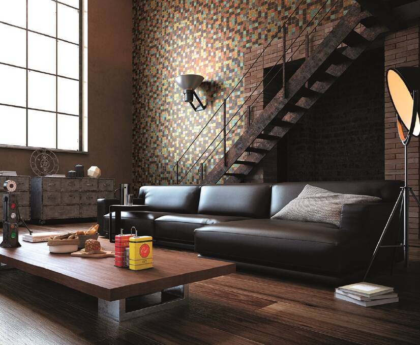 Mosaic tiles can be used in any part of the home, and they beautifully envelop any surface, according to Ms Wood.