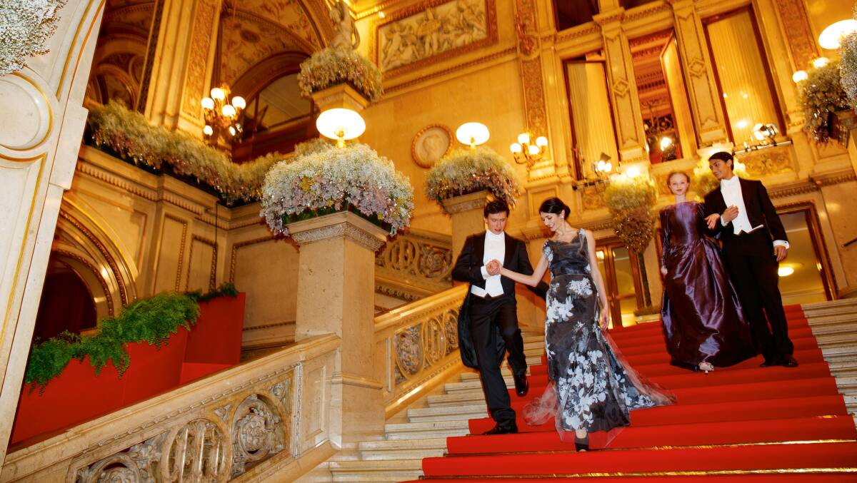 ELEGANCE PERSONIFIED: Vienna's balls are glamorous affairs.
