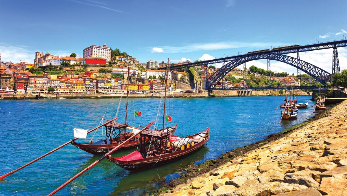 Porto: The beginning of a three-river adventure. 