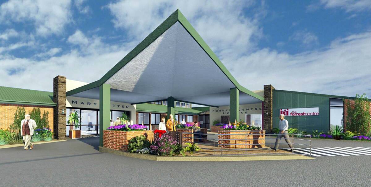 Artist impressions of what the Forrest Centre upgrades could look like. Pictures: Suppied