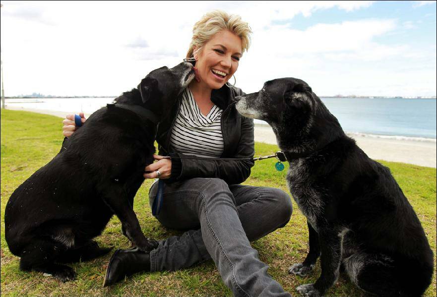 Melinda Schneider is looking for the lucky dog who will acompany her on stage. Picture: Supplied