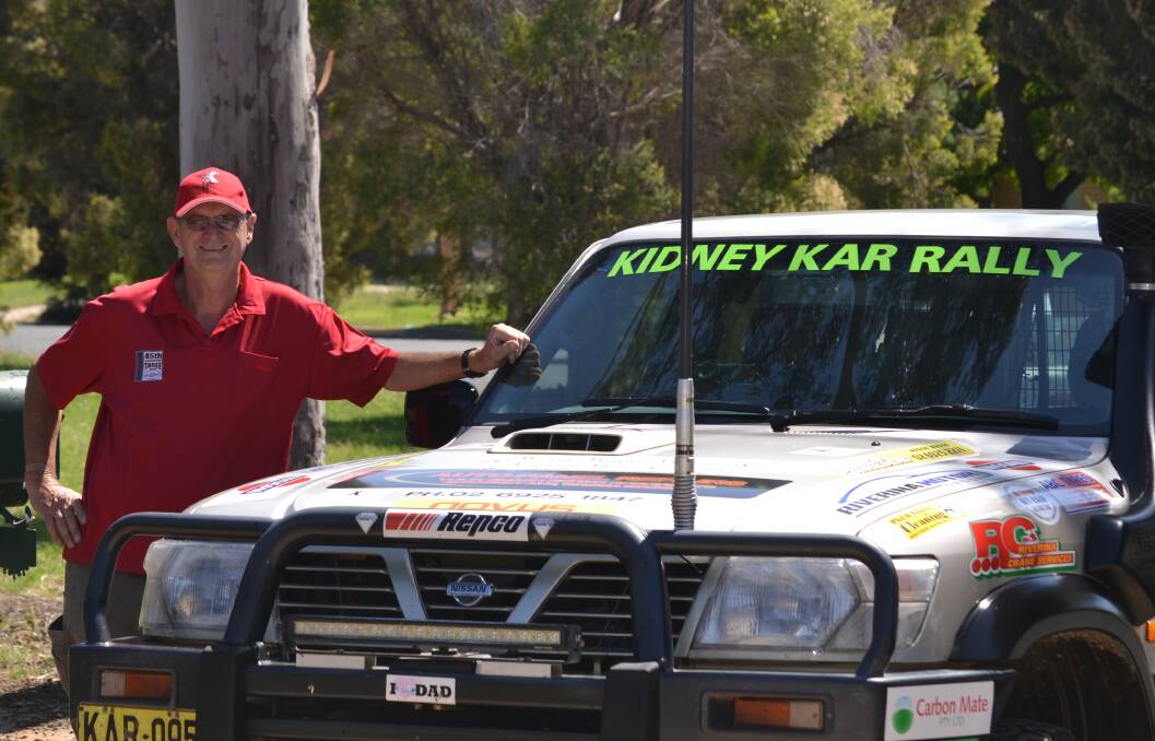 Phil Hoey with his Nissan Patrol, which he takes on the Kidney Kar Rally every year.