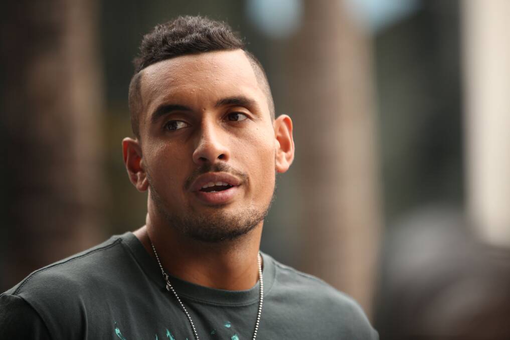 Australian great Rod Laver thinks Nick Kyrgios' lack of discipline is interfering with his talent. Picture: James Alcock