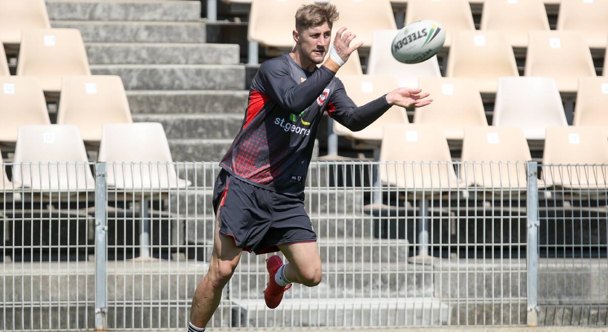 Prepared for anything: Dragons youngster Zac Lomax is ready for any role Paul McGregor throws his way on Saturday. Picture: Adam McLean.