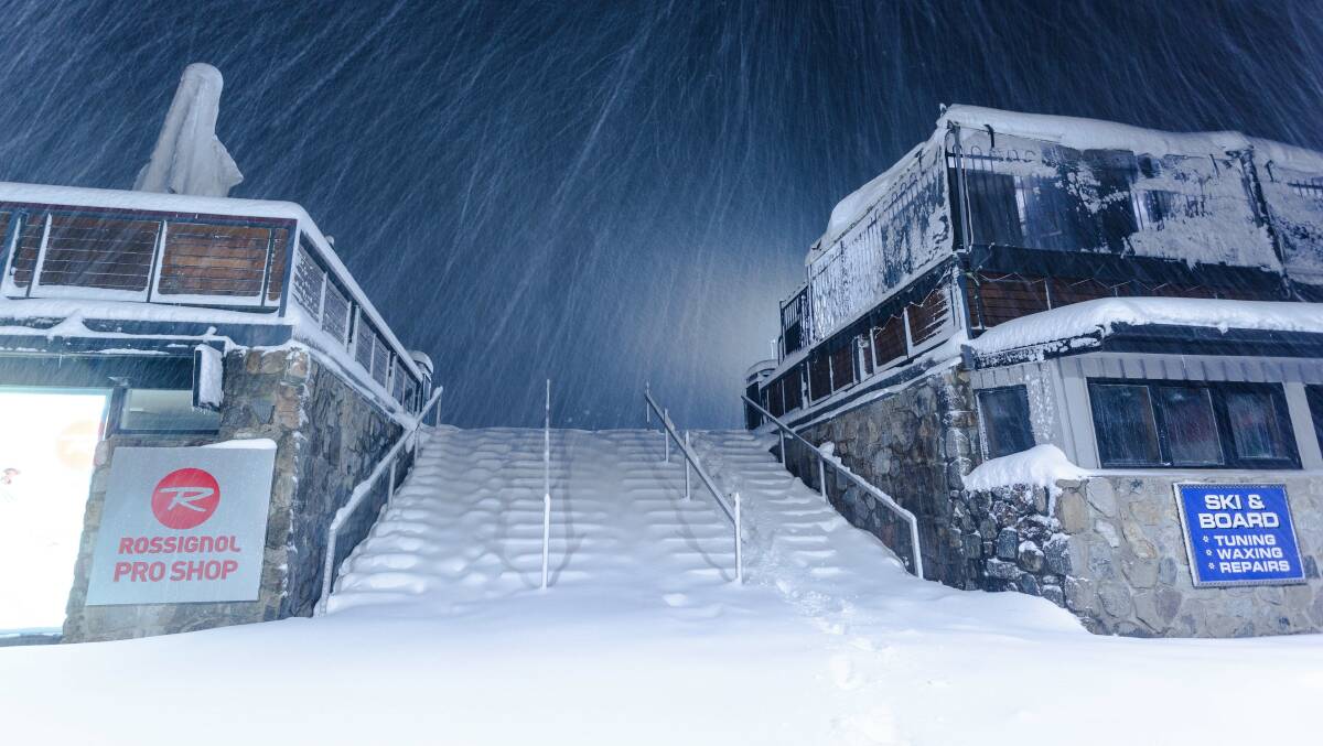 Thredbo has retired its chairlift, first installed in the '60s, after a season of big snow falls. Picture: Thredbo Resort