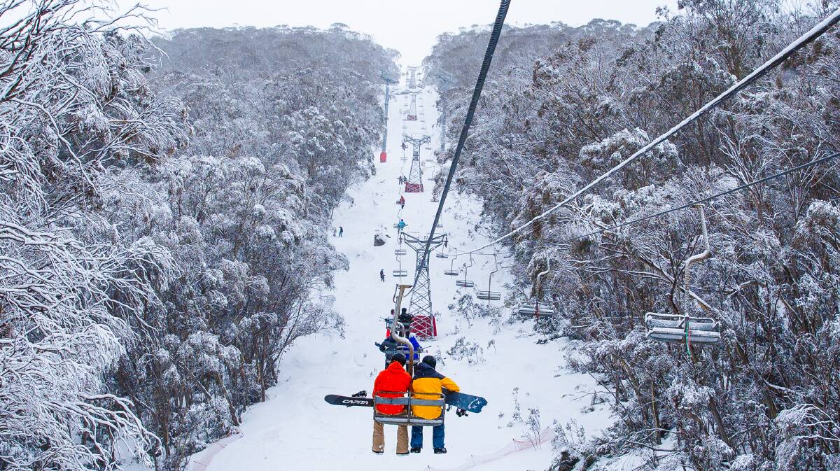 Thredbo has retired its chairlift, first installed in the '60s, after a season of big snow falls. Picture: Thredbo Resort