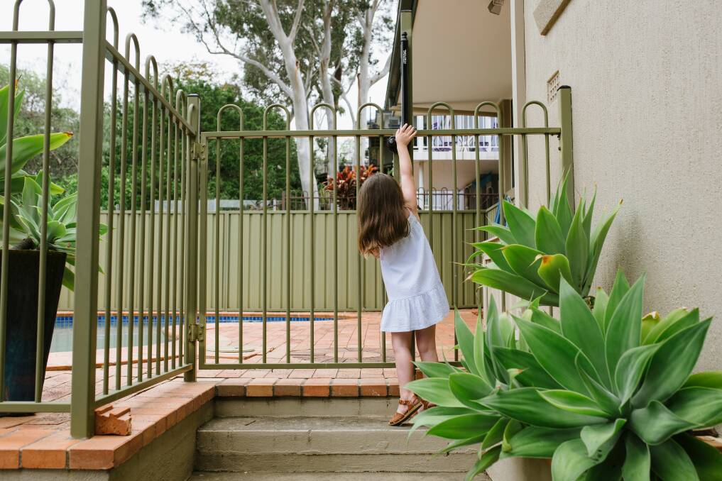 Faulty or propped-open gates are a major risk factor in child drownings.