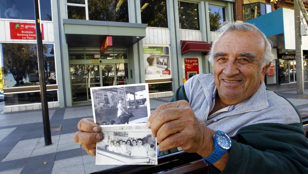 LOOKING BACK: Michael Georgiou remembers the cafes - and his business, Michael's Delicatessen - that once dotted Baylis Street.