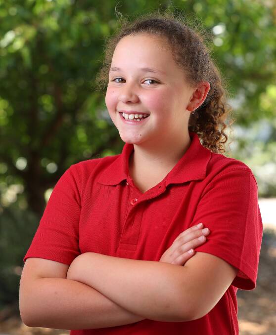 YOUNG SPEAKER: Forest Hill Public School student Keira Jones will be in the state finals of a public speaking competition. Picture: Kieren L. Tilly