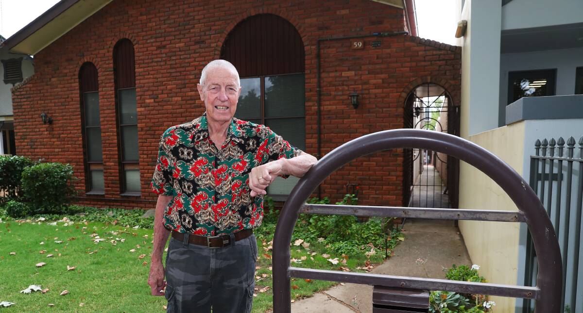 Wagga's Len Masson has been hosting people in his family home through Airbnb for about 18 months. He has had visitors from 32 different countries.