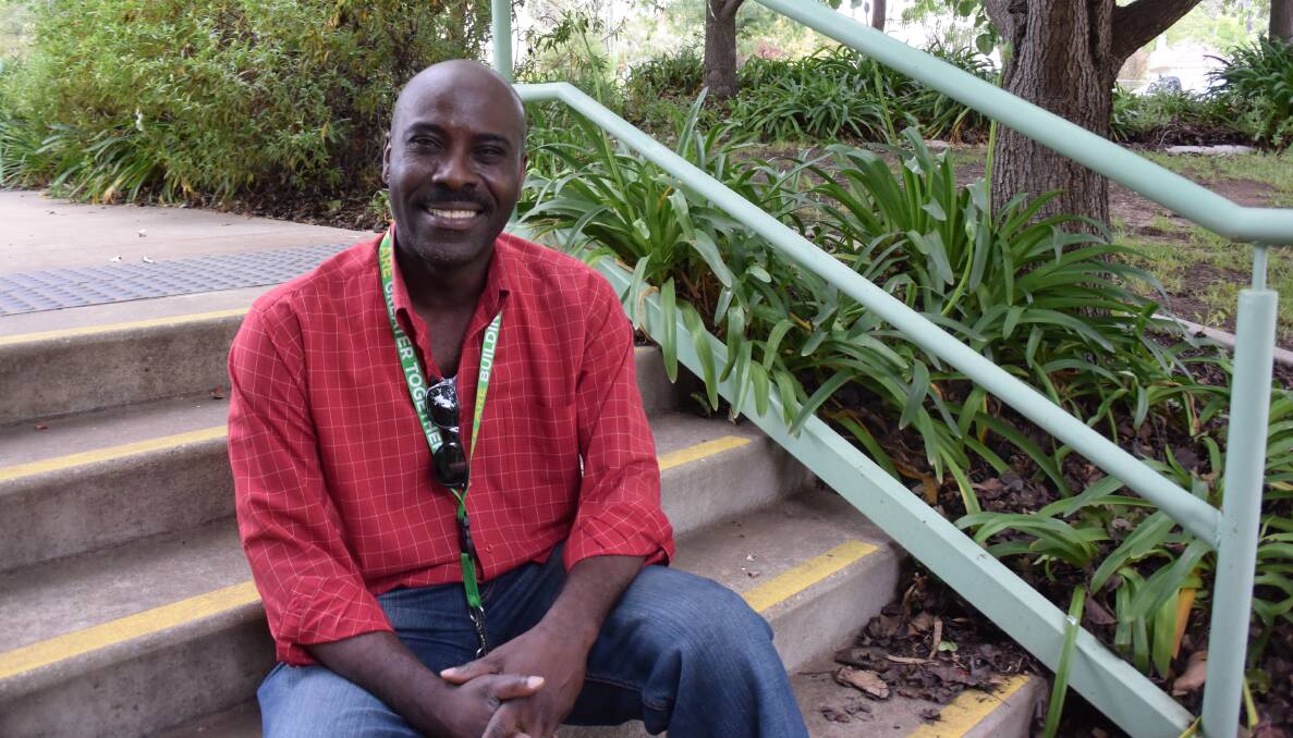GROWING COMMUNITY: Wagga African Association (WAfrica) president, Samuel Avo. Picture: Annie Lewis