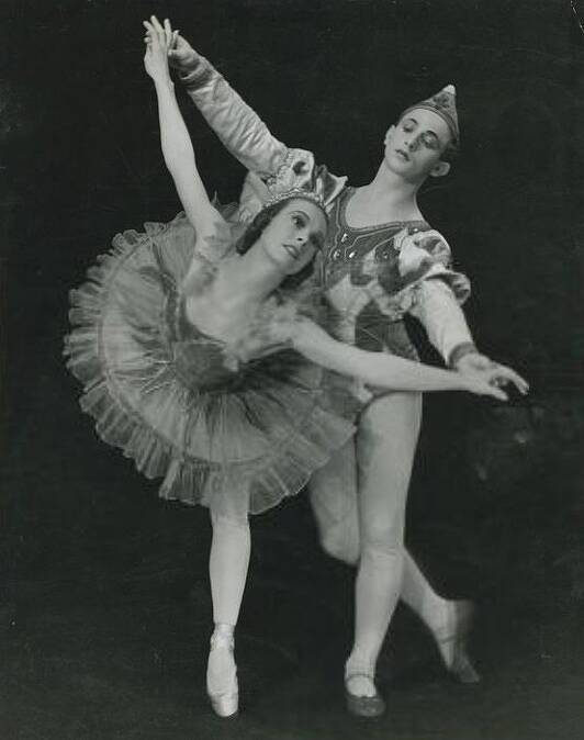 Edna Busse dancing with Martin Rubenstein.