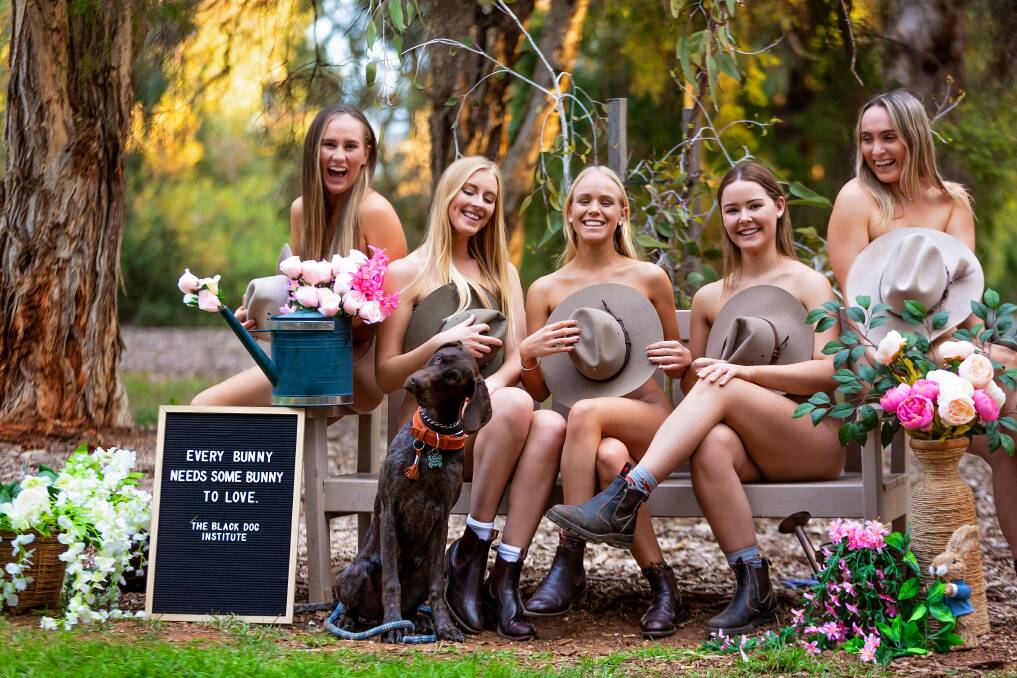 One of the images from the 2020 Off The Leash calendar. Picture: Jessie D Images