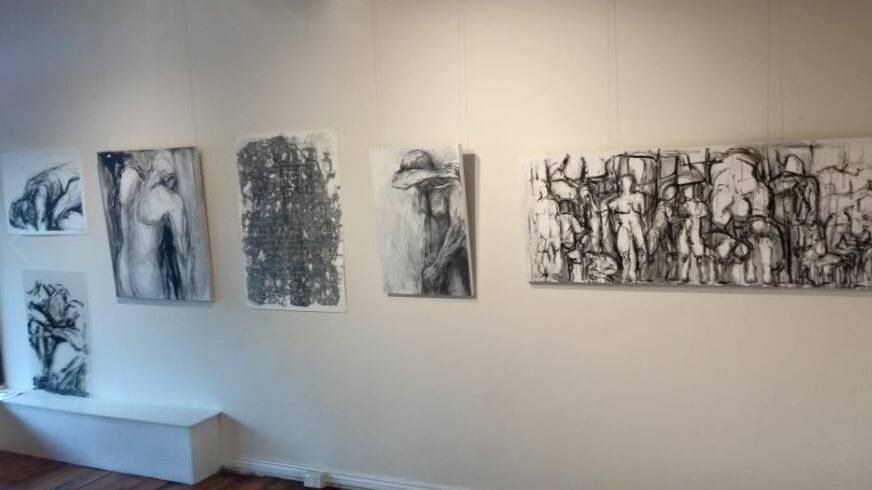 On her Facebook page, Lieng Lay shared photos from an exhibition of her work in Melbourne.