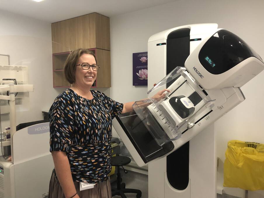 SCREENING TIME: Bronwyn Morley is the designated radiographer at BreastScreen Wagga's new location in Berry Street, where women can now make appointments.