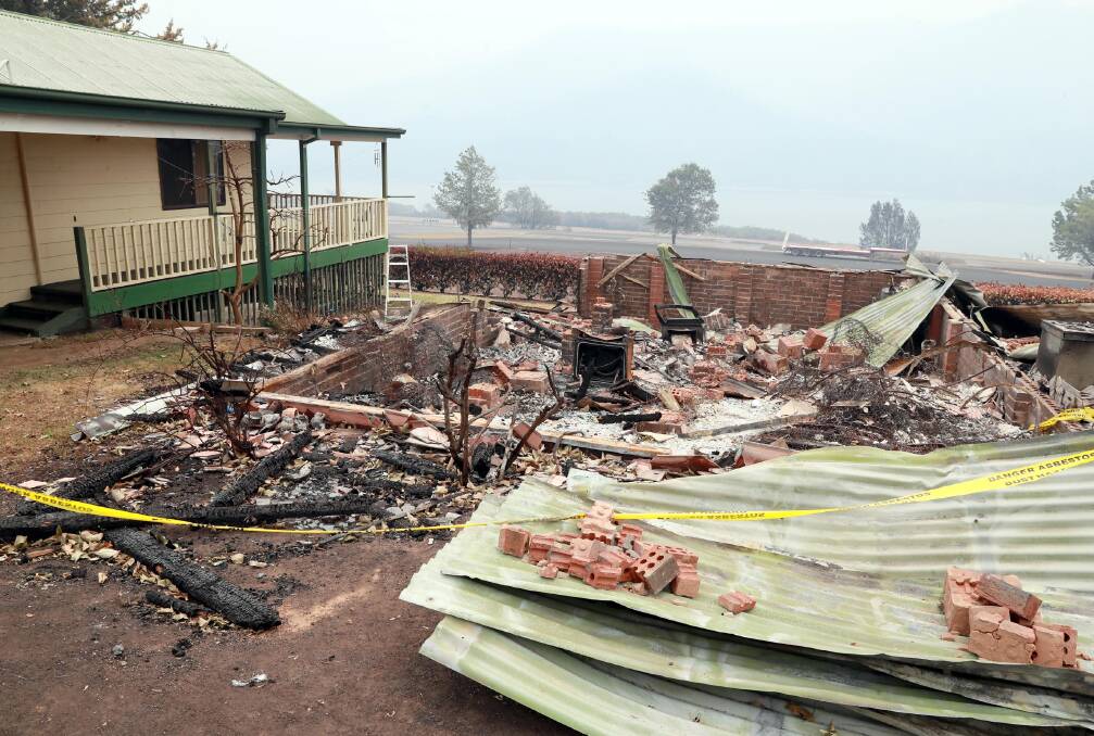 Families are facing the task of rebuilding after the bushfires.