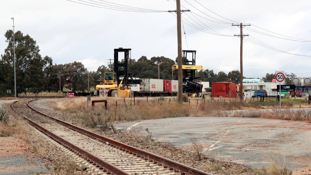 Bomen's Riverina Intermodal Freight and Logistics Hub and the Inland Rail project have been named as two regional economy-boosters. Picture: Les Smith