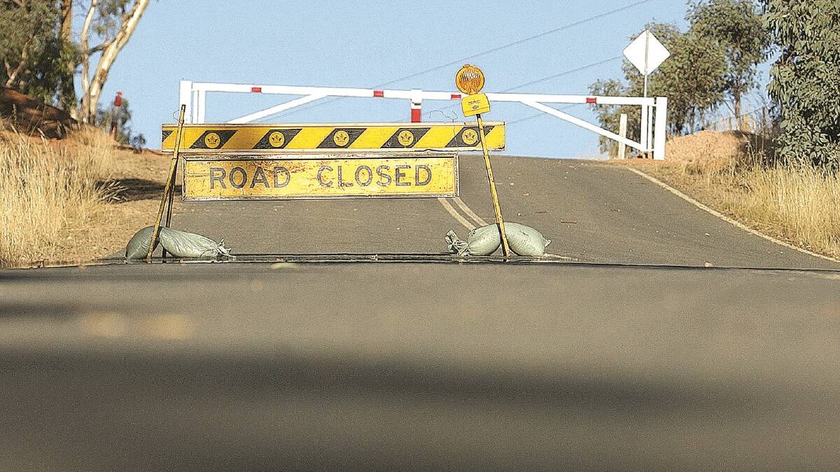FLASHBACK: Dunns Road has been closed, on and off, to traffic over the years, as was the case in 2004.
