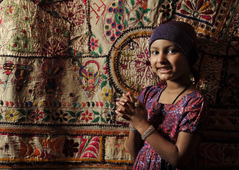 FLASHBACK: Benazir "Beni" Ali in 2012 when, at the age of just five, she was undergoing treatment for leukaemia.