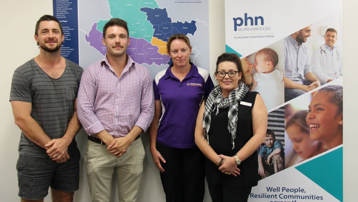 FINALISTS: Daniel Thomson from Balance Up Nutrition, Alex King from Live Life Get Active, and Natalie O’Leary and Sharon De Valentin from Western Riverina Community College.