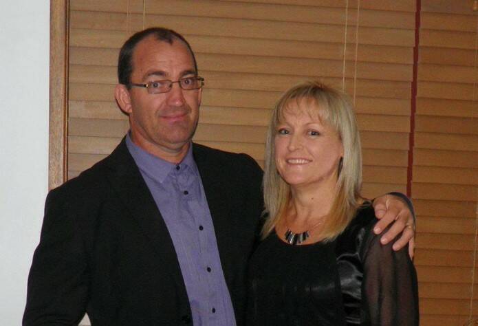 Craig Smith with his wife Tania.