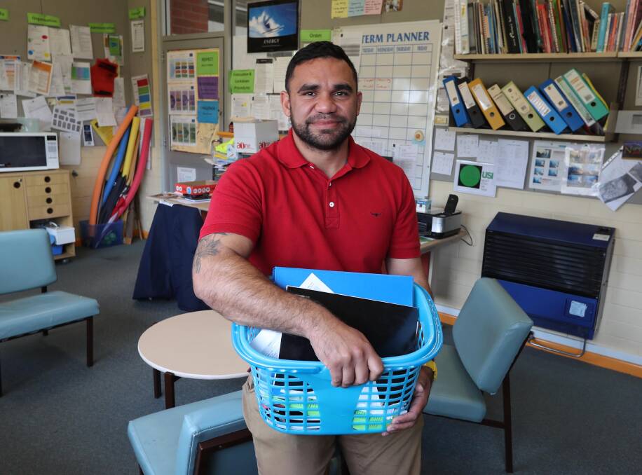 NEW ROLE: Ben Schreiber is the new Aboriginal education officer at Wagga High School. Picture: Les Smith