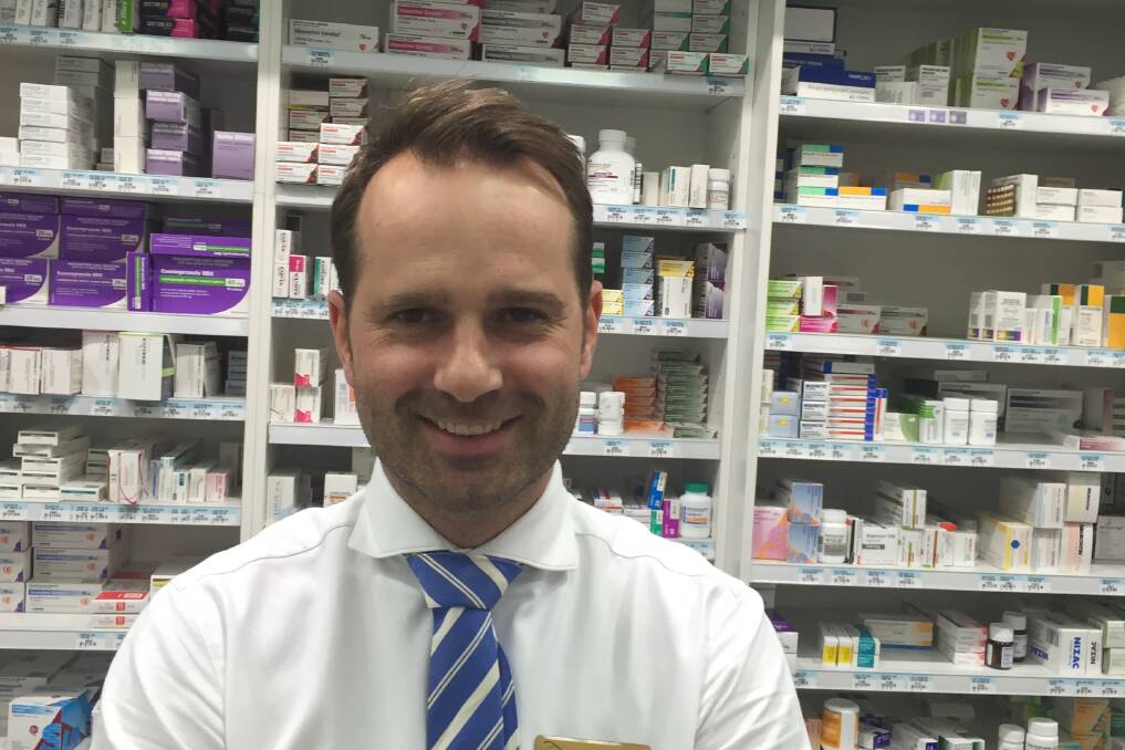Wagga pharmacist Luke van der Rijt.