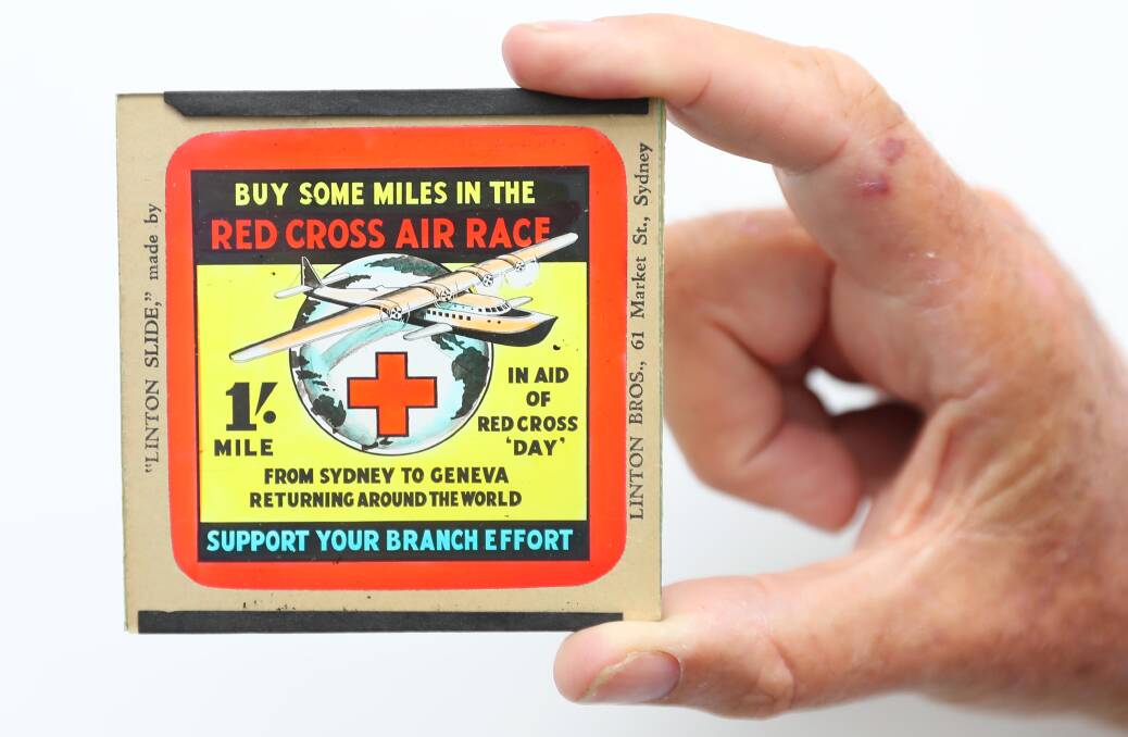 The old slide, promoting the Red Cross.