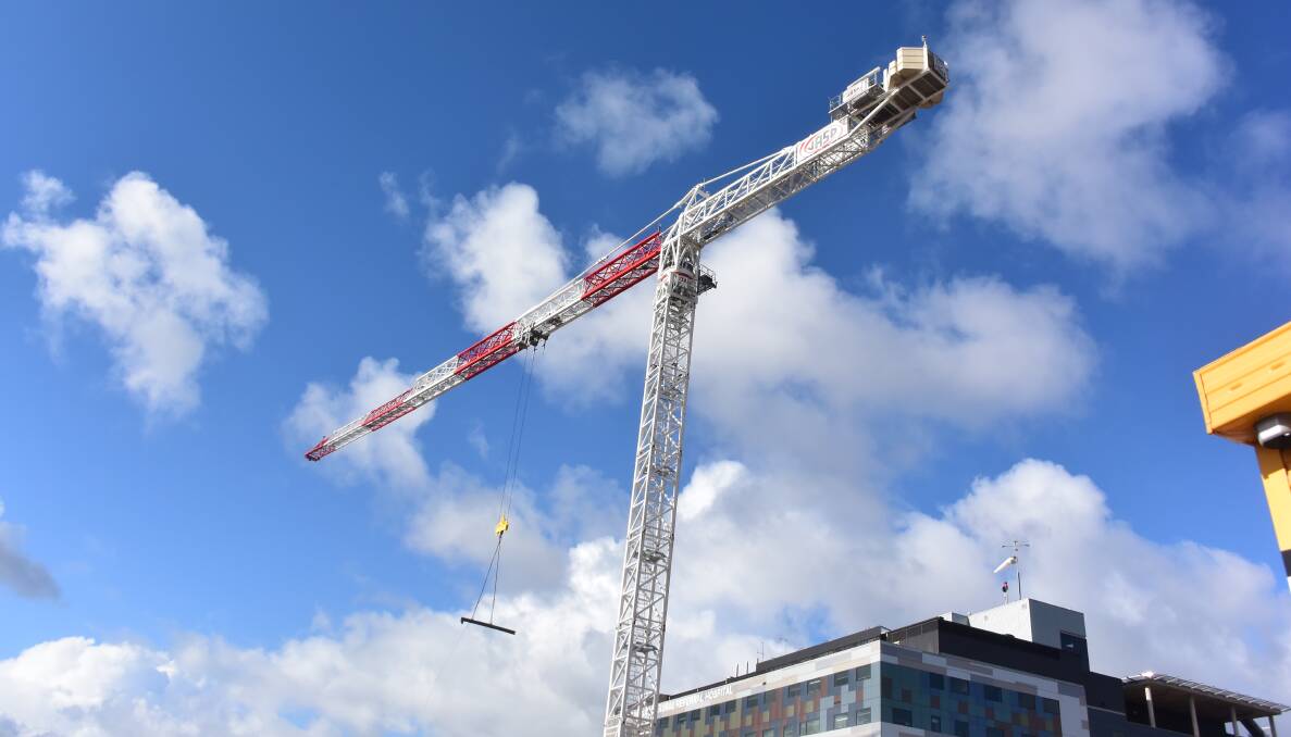 Tower crane to be used for emergency training by paramedics