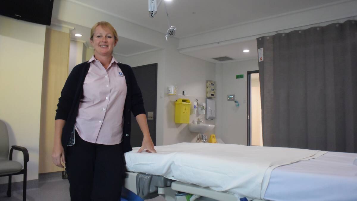 Kate Nicholas, the clinical manager for St Gerard's, in one of the newly renovated birth suites. Former patients provided feedback on plans for the upgrade.