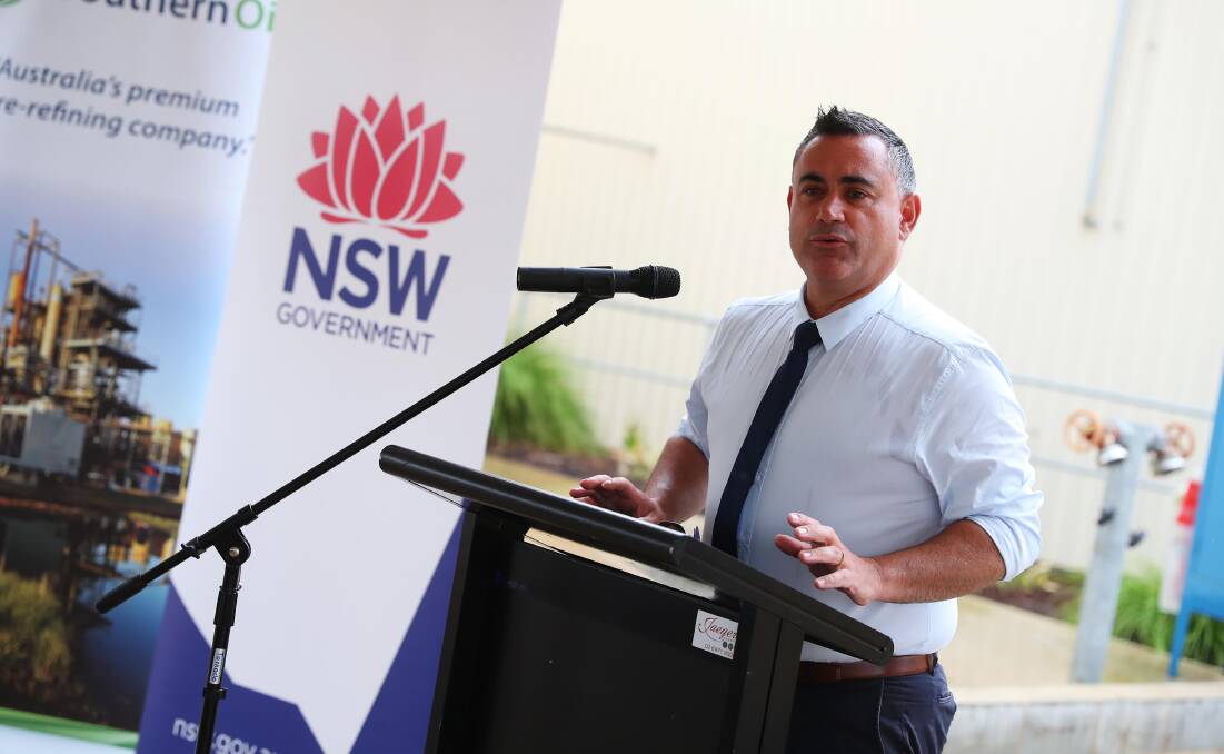 NSW Deputy Premier John Barilaro at Bomen.