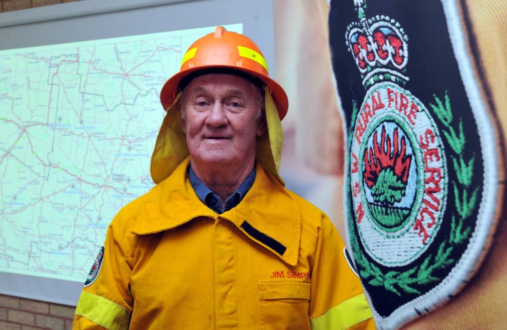 TEN YEARS LATER: Jim Simpson said the Black Saturday bushfires are the worst he has seen in more than five decades with the Rural Fire Service.