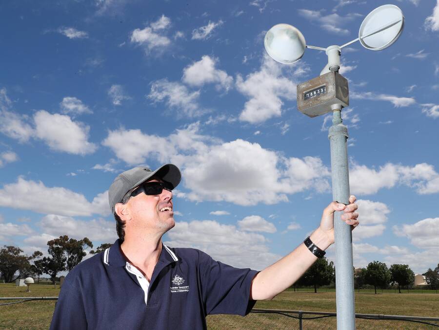 Nigel Smedley from the Bureau of Meteorology at Wagga.