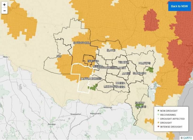 Less than one per cent of Riverina remains drought-free