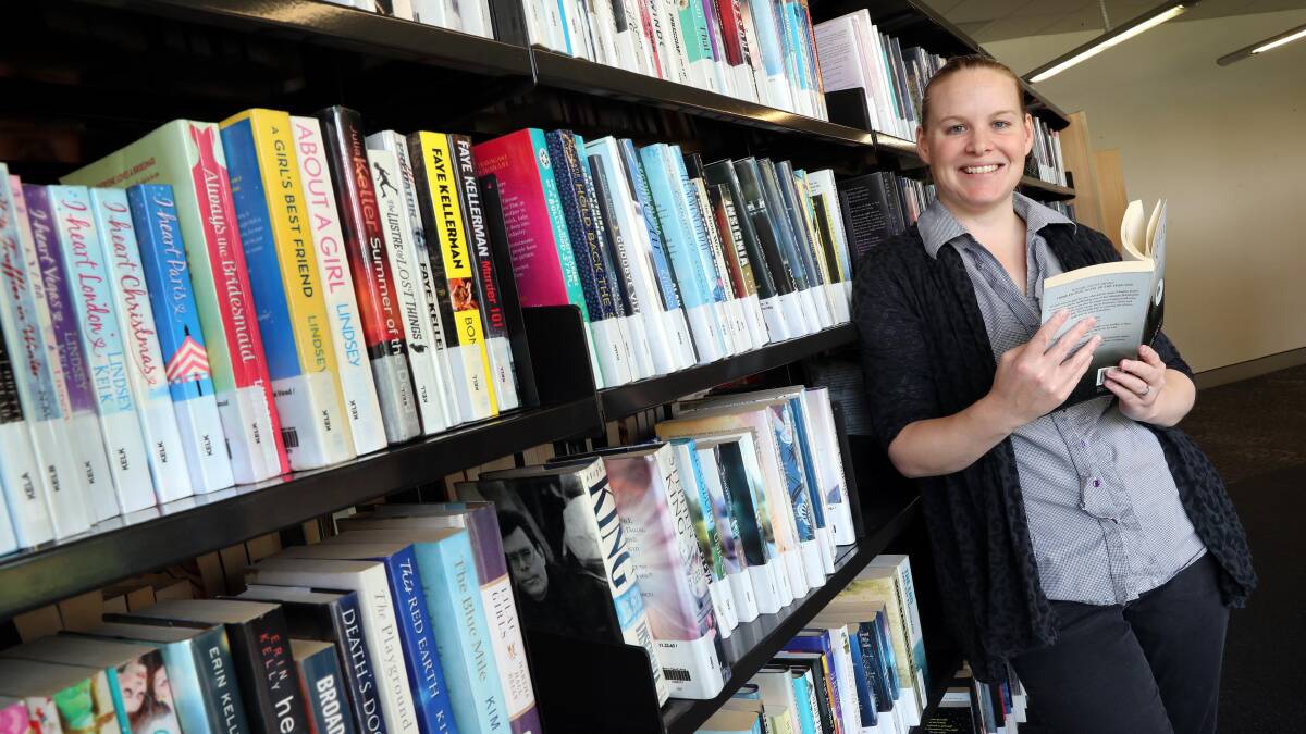 BOOK IT IN: The library's Jeannie Hazell says there has never been a better time to join a book club in Wagga. Picture: Les Smith