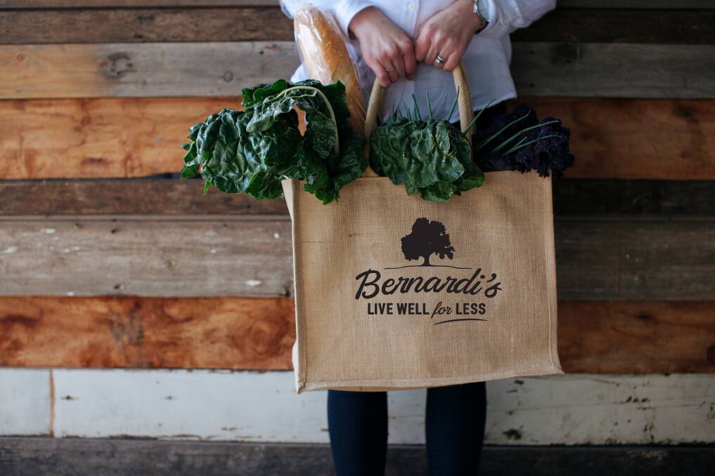 GREEN MOVE: Bernardi's will offer hessian bags when it comes to Tolland as part of its push to be an environmentally-minded supermarket. 