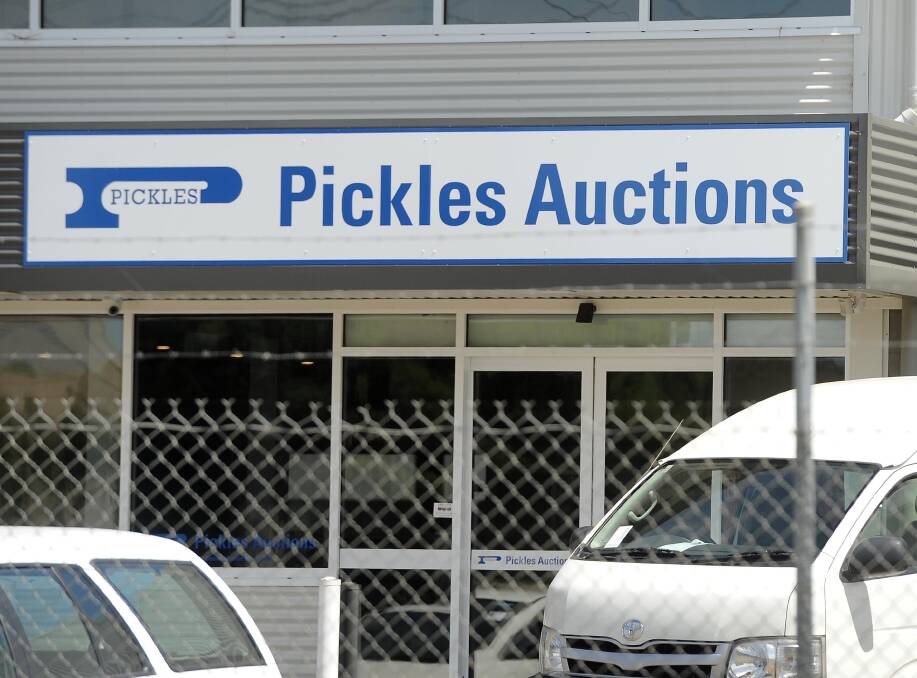 MOTOR MAYHEM: The Pickles Auction car yard where vandals broke into and damaged nearly 50 cars during a 'demolition derby'.
