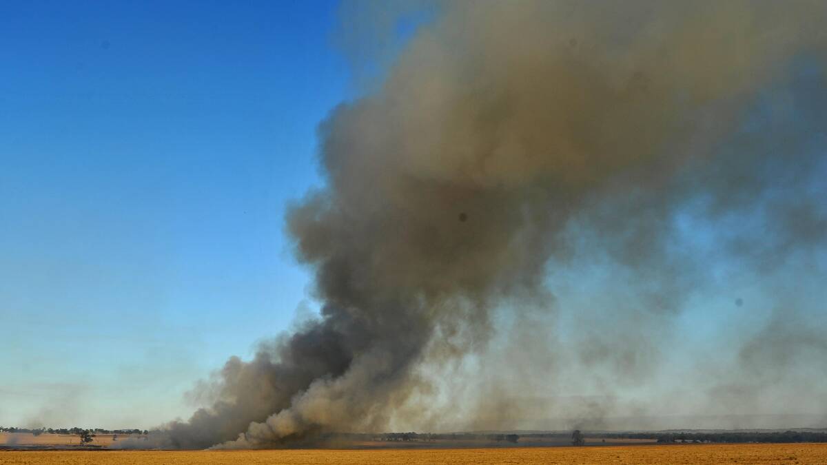 Farm burn-offs are being blamed for a steep rise in Wagga's air pollution. 