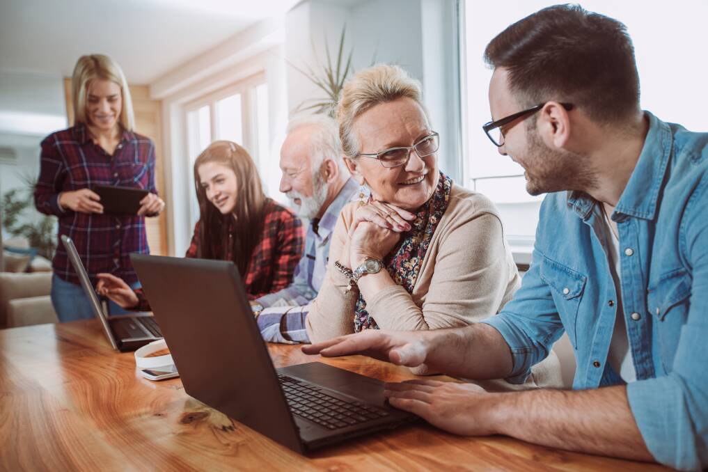 Help is at hand: The Be Connected program is aiming to help older Australian's connect online safely and competently in order to be better connected with the community and their friends and family. 