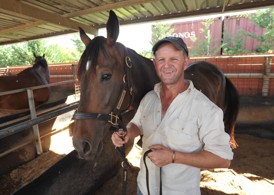 Chris started training more than 15 years ago after a passion for horses got him into the industry. Picture: Kieren L.Tilly.