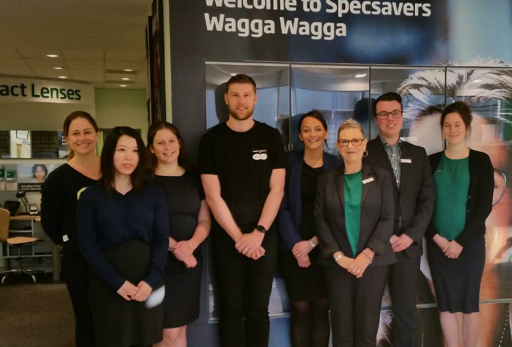 Dedicated: The team at Specsavers Wagga are passionate about their jobs and ensuring you will get the best service possible. 