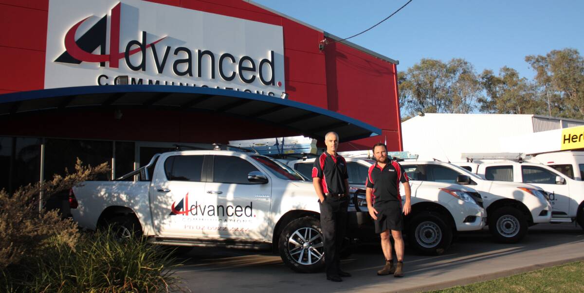 Locally based experts: Advanced Communications Riverina directors Adam Dunn and Joel Moller are proud to provide professional service to thousands of businesses across the Riverina. 