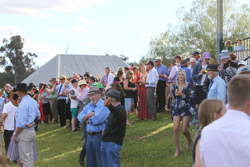 Crowds at last year's race meet. Enjoy Lockhart for the weekend starting at the races on Friday before heading to the Spirit of the Land Festival for Saturday and Sunday.
