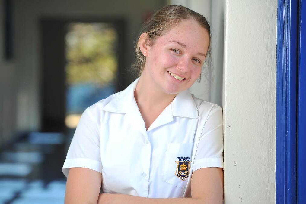 Recognition: Alex Dennis, 17, was one of just 13 students in the state to be awarded the Minister's Award for Excellence. Picture: Kieren L. Tilly.