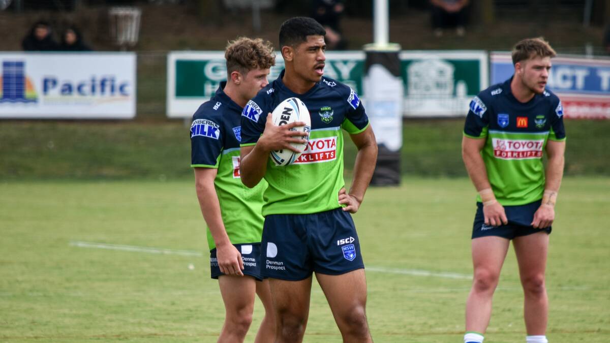 Jacob Iosefa starred for the Raiders' SG Ball side this year. Picture supplied