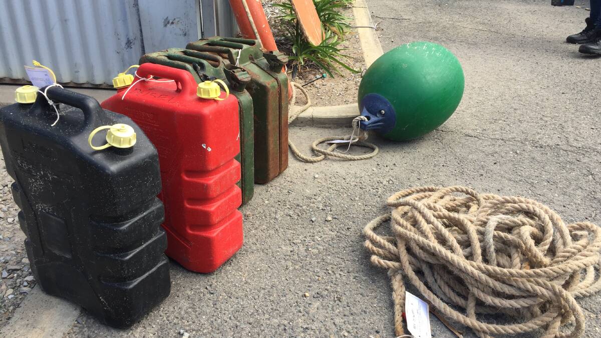 Possessions found: Boating equipment confirmed to be the property of Mr Higgins was recovered near the Murray Mouth yesterday, along with the missing man's wallet and keys. 
