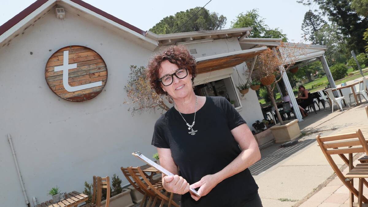 NEXT STEP: Fiona Ziff lists her cafe of five years for sale as she prepares to embark on her next challenge. Picture: Les Smith 