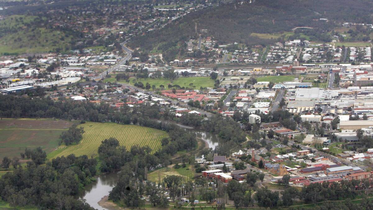 Take a look at an aerial of Wagga. 