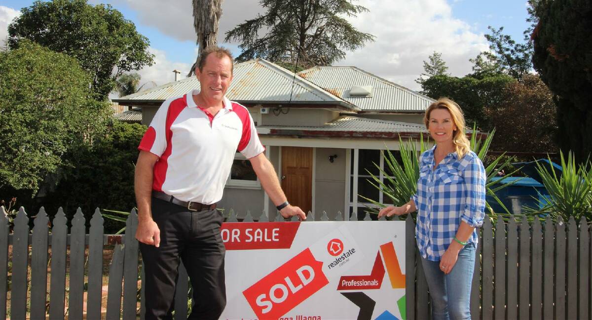 SOLD: A former Wagga resident Karen Begley, now living in California, purchased a home in Mount Austin, from Professionals Real Estate managing director Paul Irvine, and says she has eyes on her retirement. Picture: supplied