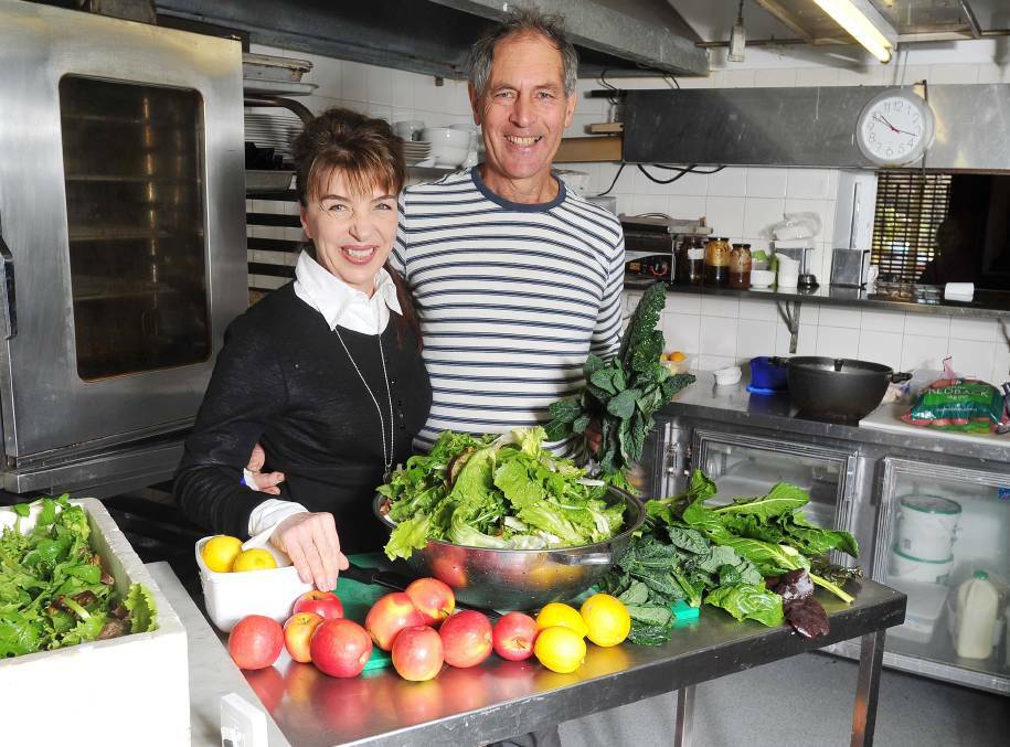 FRESH IS BEST: Mates Gully proprietors Marcia McCoy and Paul Nolte embody the paddock to plate philosophy.

